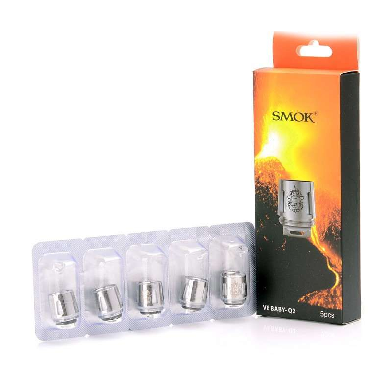 Résistances TFV8 Baby-Q2 x 5 Résistances TFV8 Baby-Q2 x 5