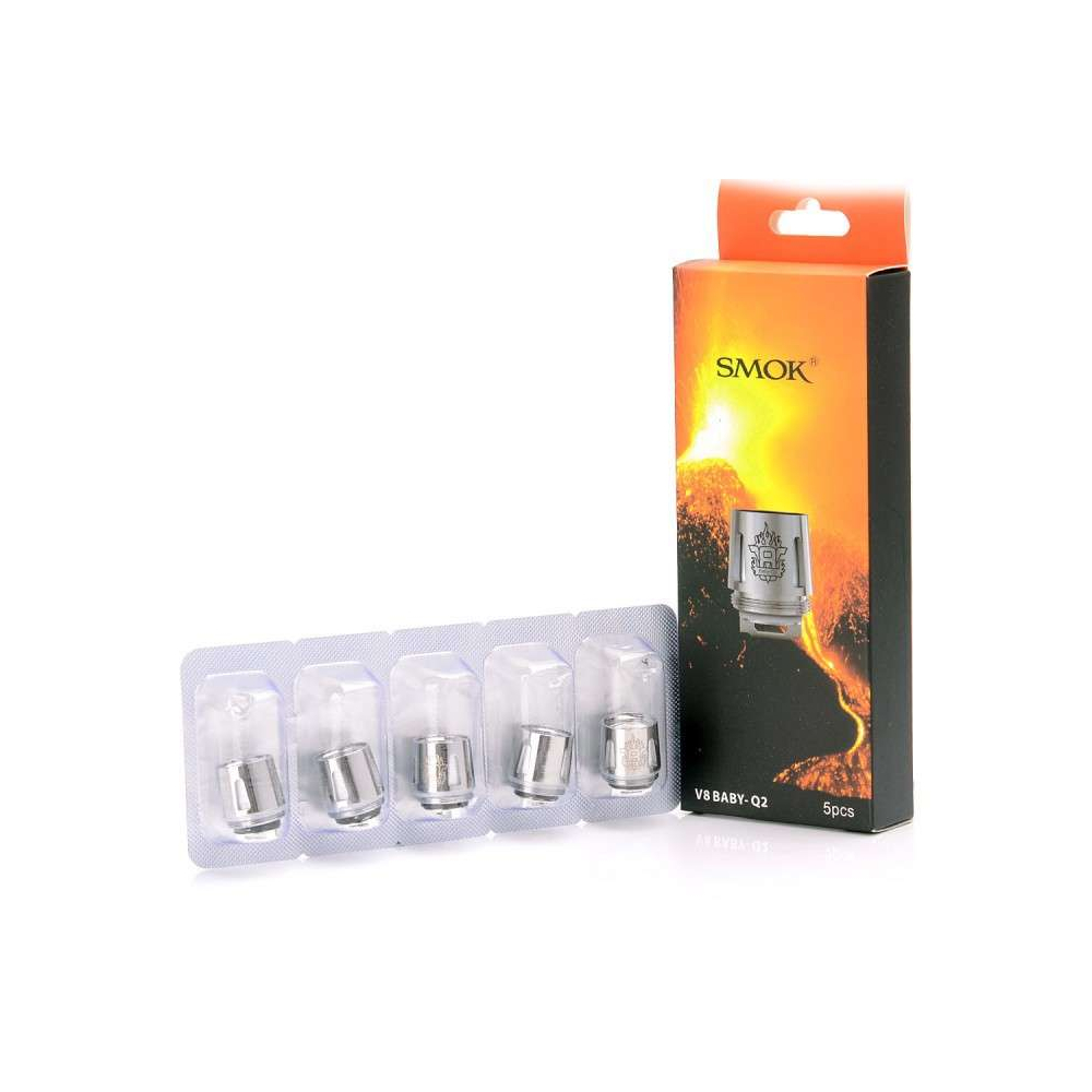 Résistances TFV8 Baby-Q2 x 5 Résistances TFV8 Baby-Q2 x 5